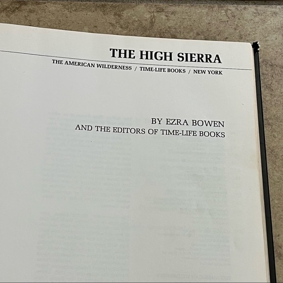 American Wilderness Ser.: The High Sierra by Ezra Bowen (1972, Hardcover) - Picture 4 of 9